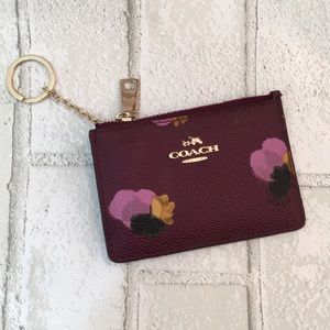 Coach keychain ID holder